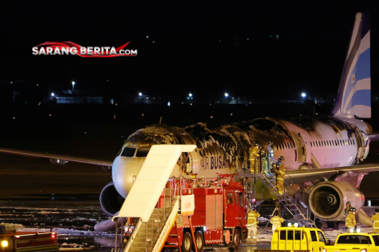 Powerbank Meledak di Kabin, Pesawat Air Busan Terbakar Saat Bersiap Lepas Landas