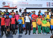 Senam Anak Indonesia Hebat Pecahkan Rekor MURI di Papua