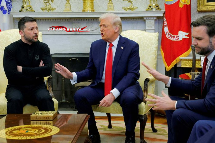 Zelensky Cekcok dengan Trump Terkait Konflik Ukraina