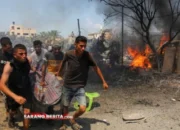 Serangan Udara Israel di Gaza Tewaskan Puluhan Orang