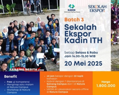 Kadin ITH & Sekolah Ekspor Hadir Lagi! Kelas Ekspor Batch 3 Tawarkan Keuntungan Lebih Besar