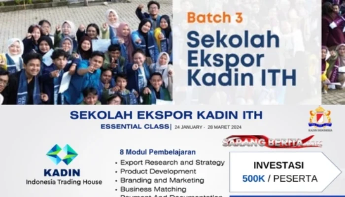 Kadin ITH & Sekolah Ekspor Hadir Lagi! Kelas Ekspor Batch 3 Tawarkan Keuntungan Lebih Besar