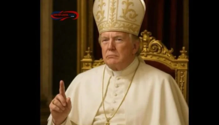 Trump Hebohkan Publik! Unggah Foto Bergaya Paus, Simak penjelasannya!
