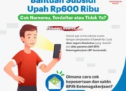 Jadwal Pencairan BSU Rp600 Ribu 2025 untuk Penerima Terverifikasi