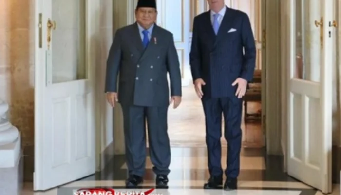 Presiden Prabowo Bertemu Raja Belgia, Disambut Hangat di Istana Laeken