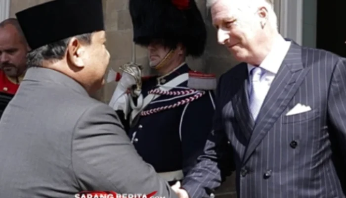 Presiden Prabowo Bertemu Raja Belgia, Disambut Hangat di Istana Laeken