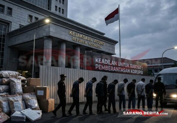 Kejaksaan Agung Tahan 11 Tersangka Korupsi Ekspor Minyak Sawit (CPO)