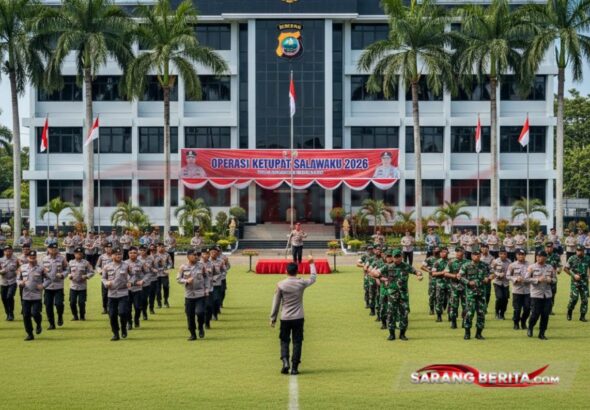 Polda Maluku Gelar Olahraga Bersama: Sinergi Kuat Jelang Operasi Ketupat Salawaku 2026