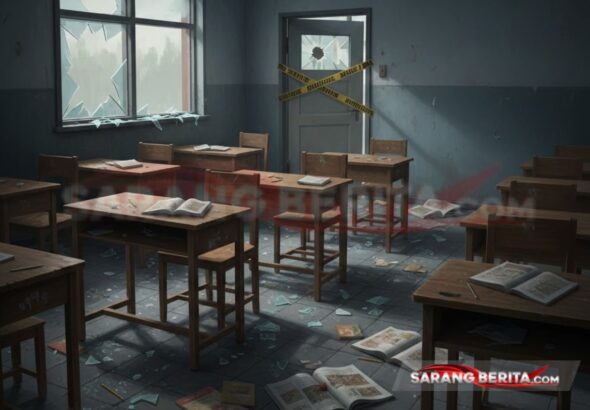 Guru Dibantai KKB di Ruang Kelas Tragedi Pendidikan di Papua