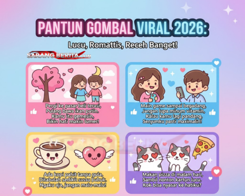 Pantun Gombal Viral 2026: Lucu, Romantis, Receh Banget!
