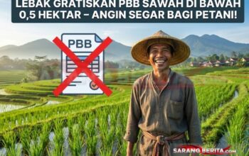 Lebak Gratiskan PBB Sawah di Bawah 0,5 Hektar: Angin Segar Bagi Petani!