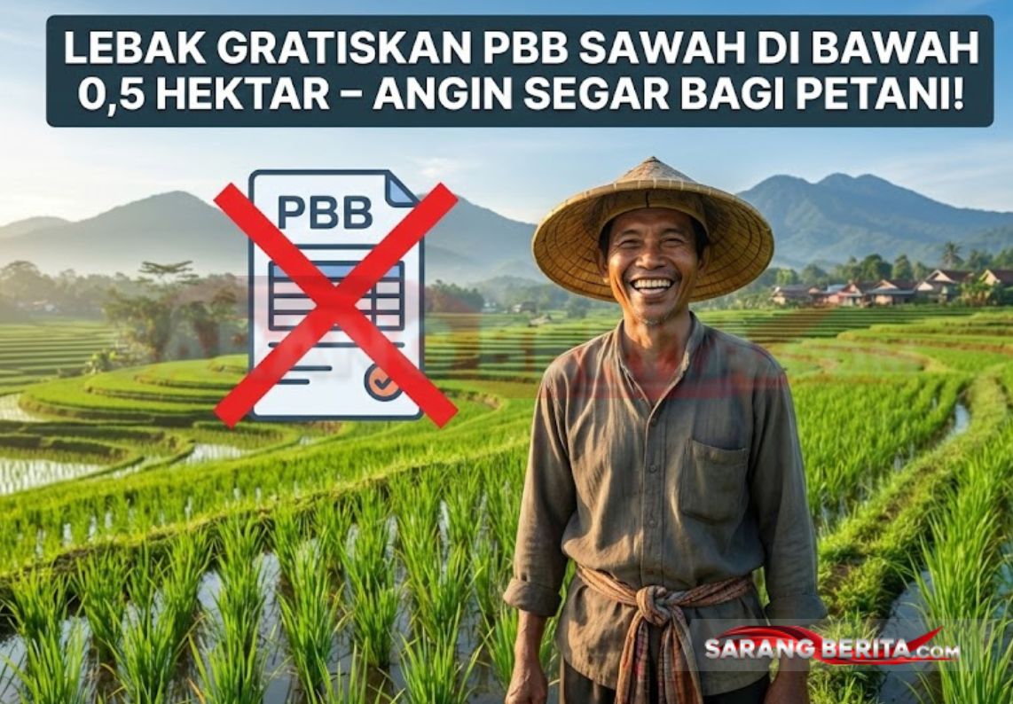 Lebak Gratiskan PBB Sawah di Bawah 0,5 Hektar: Angin Segar Bagi Petani!